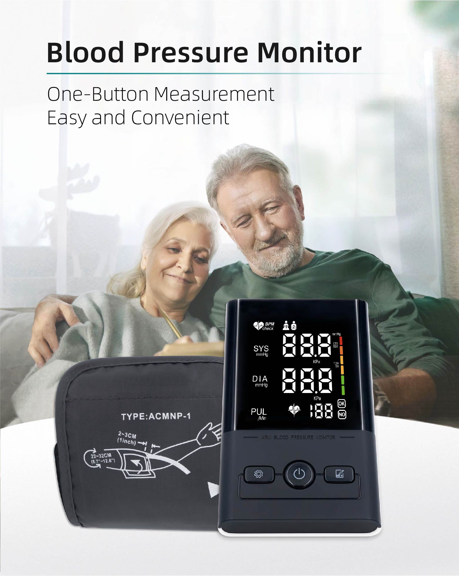 Arm blood pressure monitor Y01(AES-U392)