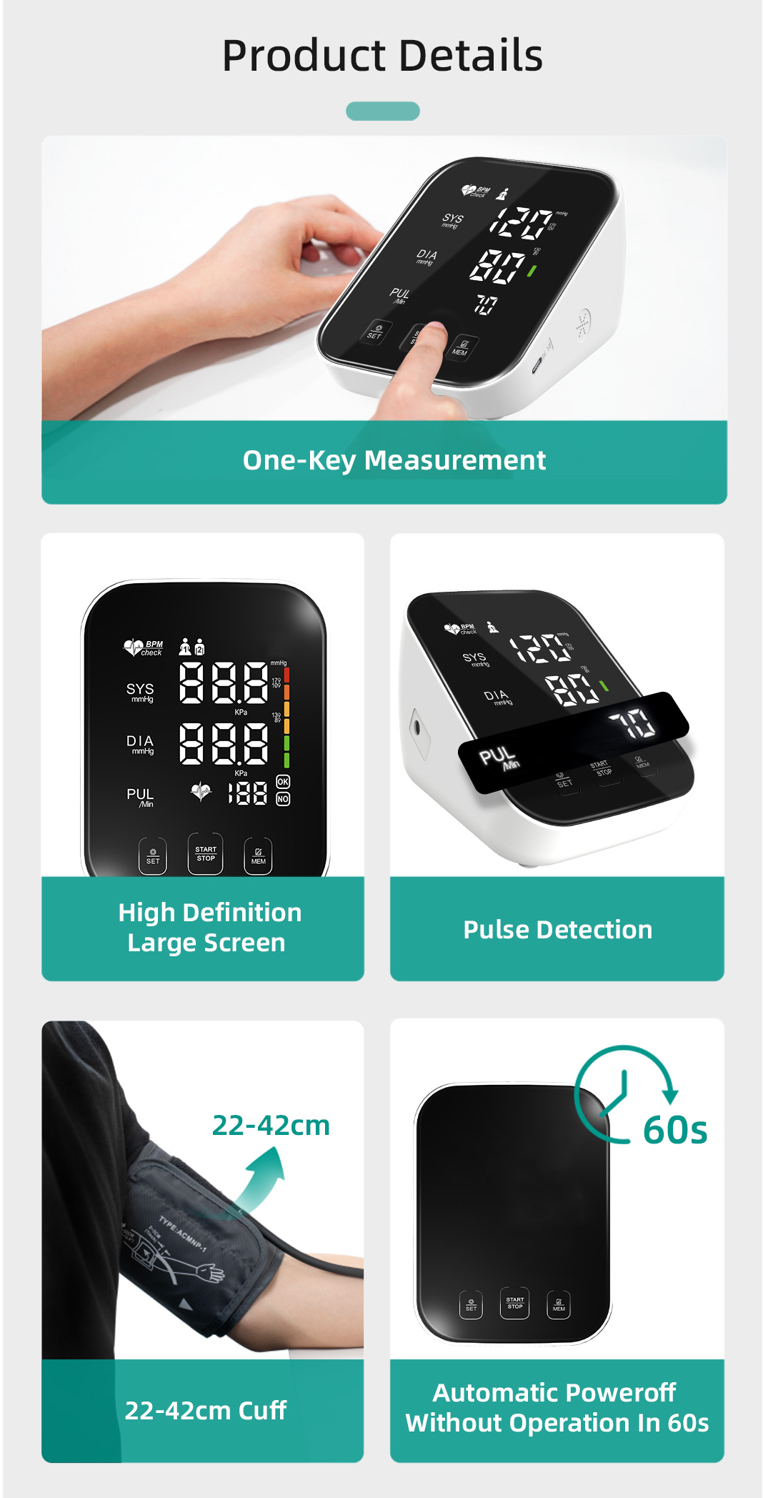 AES-U572 blood pressure monitor